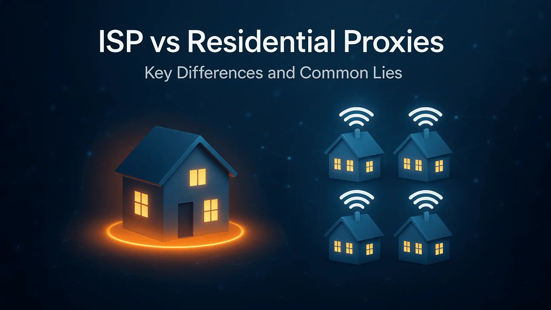 ISP vs Residential proxies comparison 