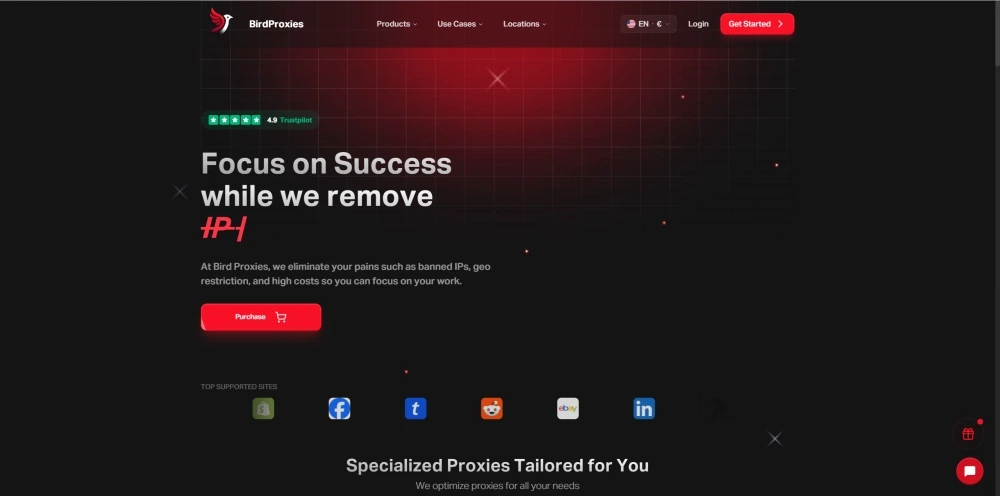 BirdProxies Homepage