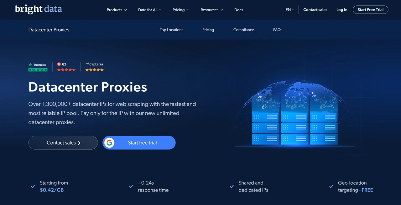 Bright Data Datacenter Proxies