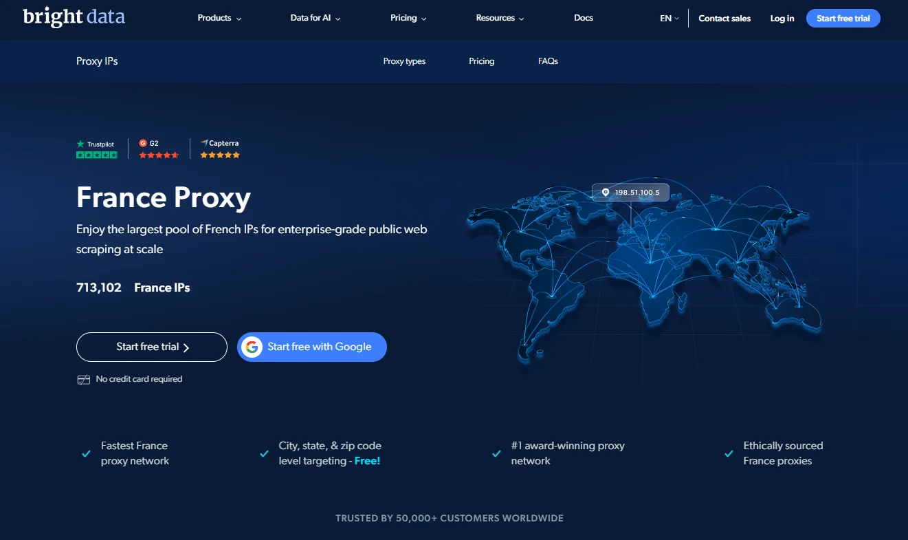 Bright Data France Proxy