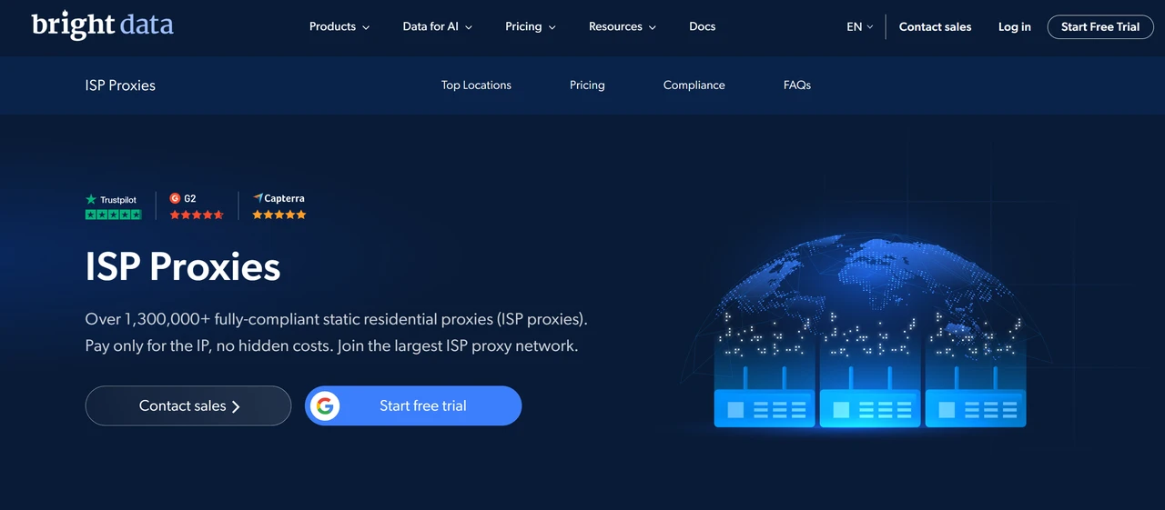 Bright Data ISP Proxy