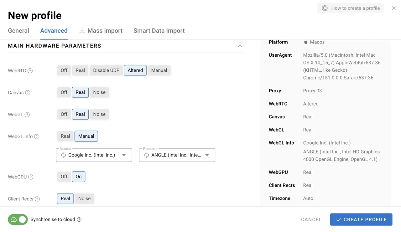 configure-profile-fingerprints-dolphin Configure Profile Fingerprints