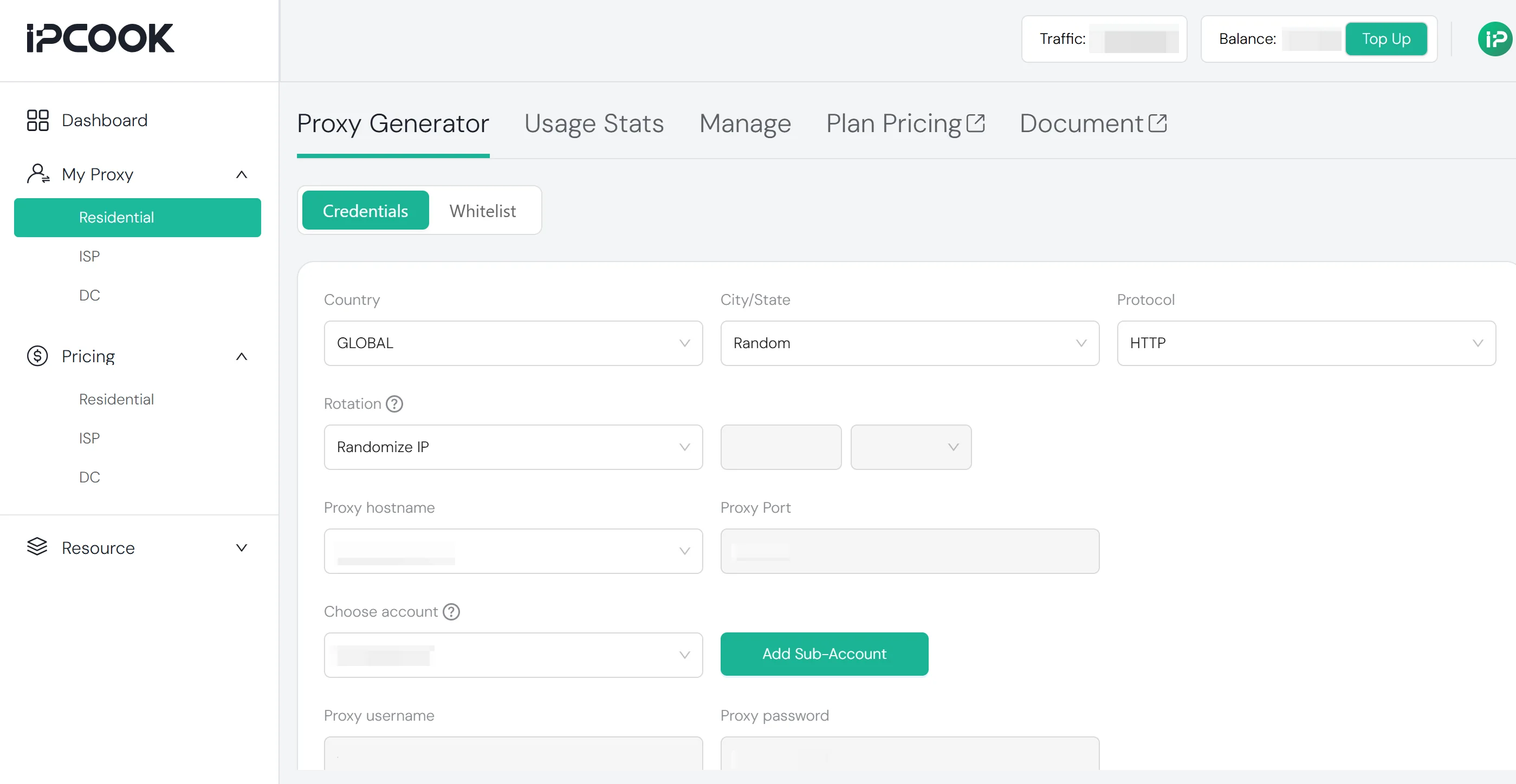 Configure Regional Proxy For Scraping