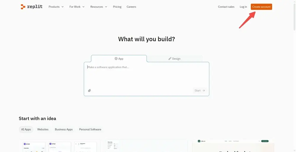 Create A Replit Account