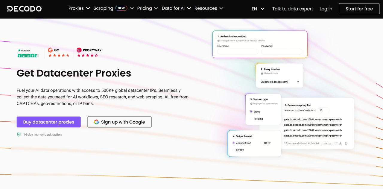 Decodo Datacenter Proxies