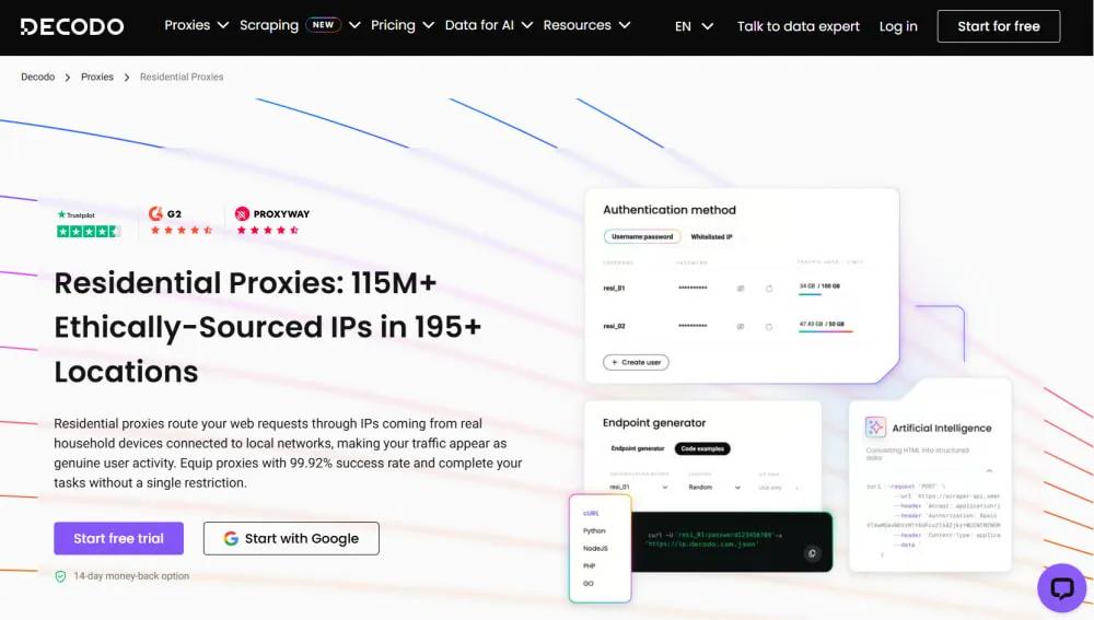 Decodo Residential Proxies