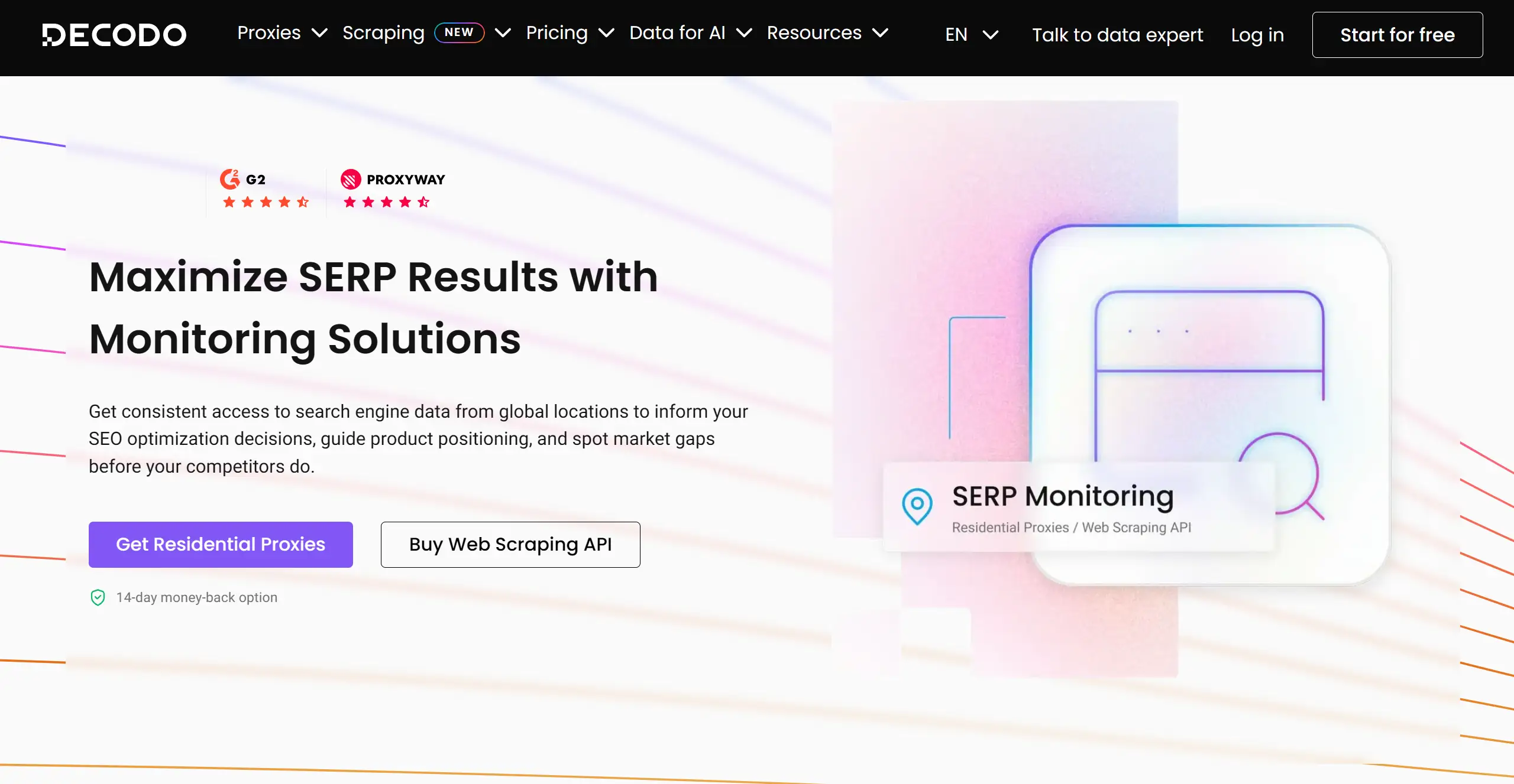 Decodo SEO Monitoring Proxies
