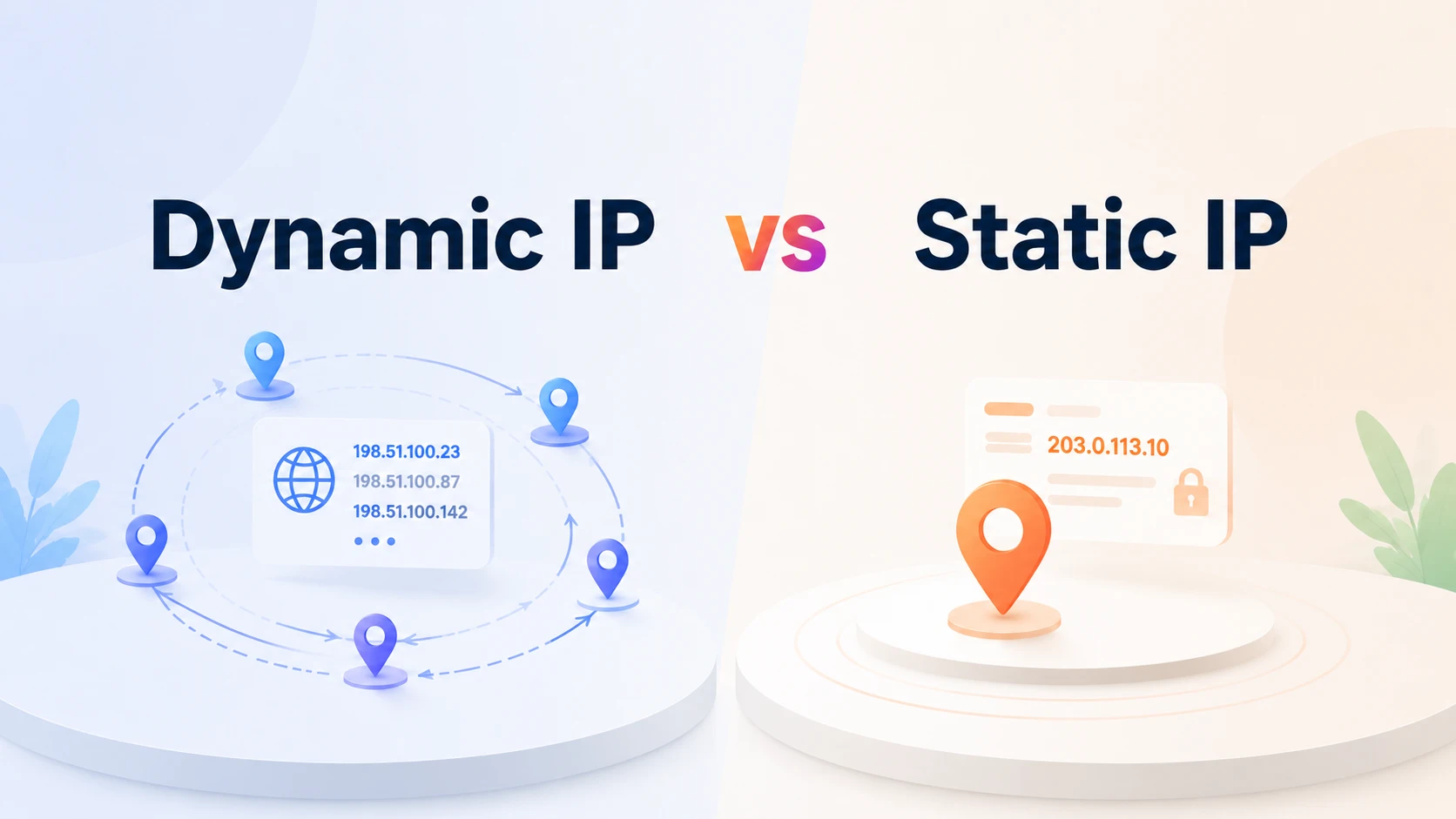 Dynamic IP Vs Static IP Comparison