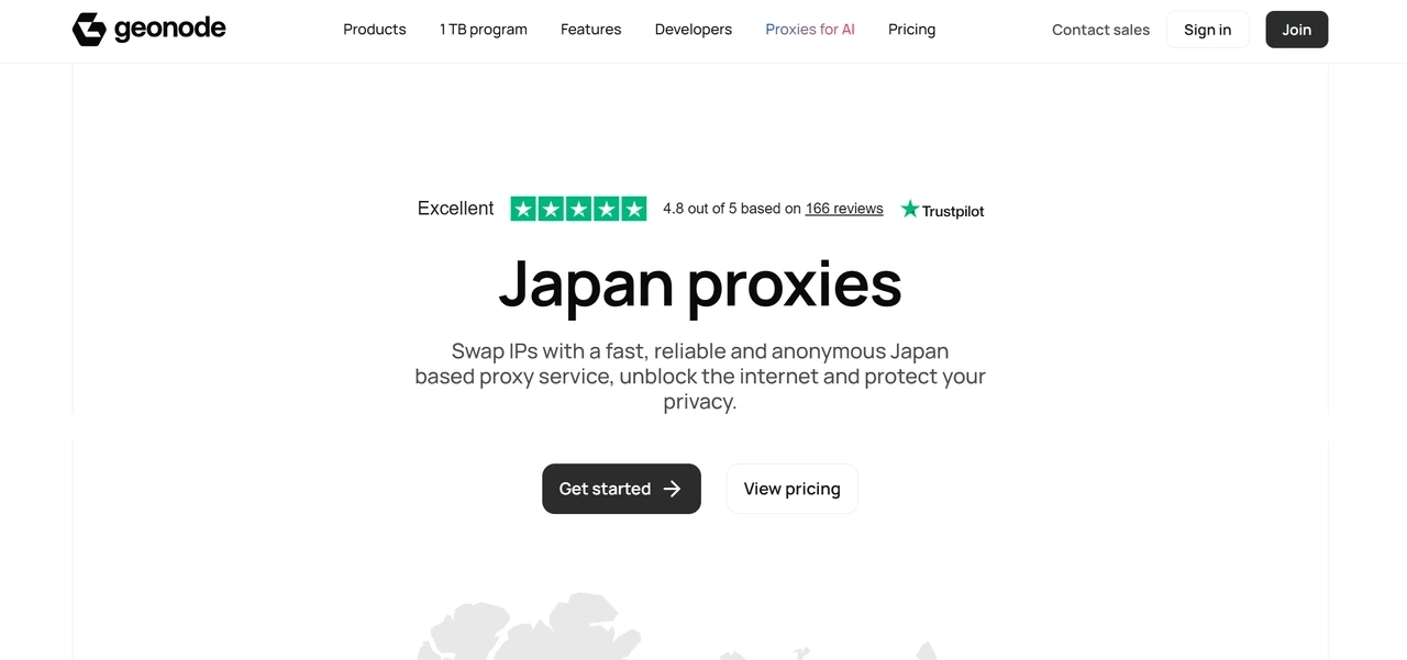 Geonode Japan Proxy