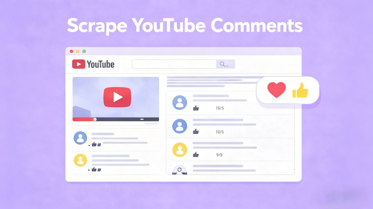 How To Scrape Youtube Comments