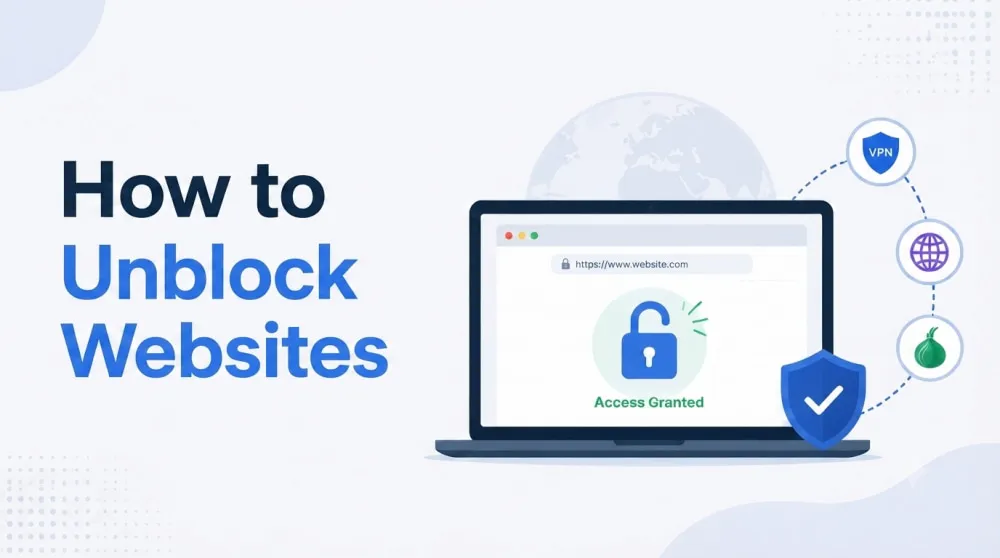 How to unblock websites