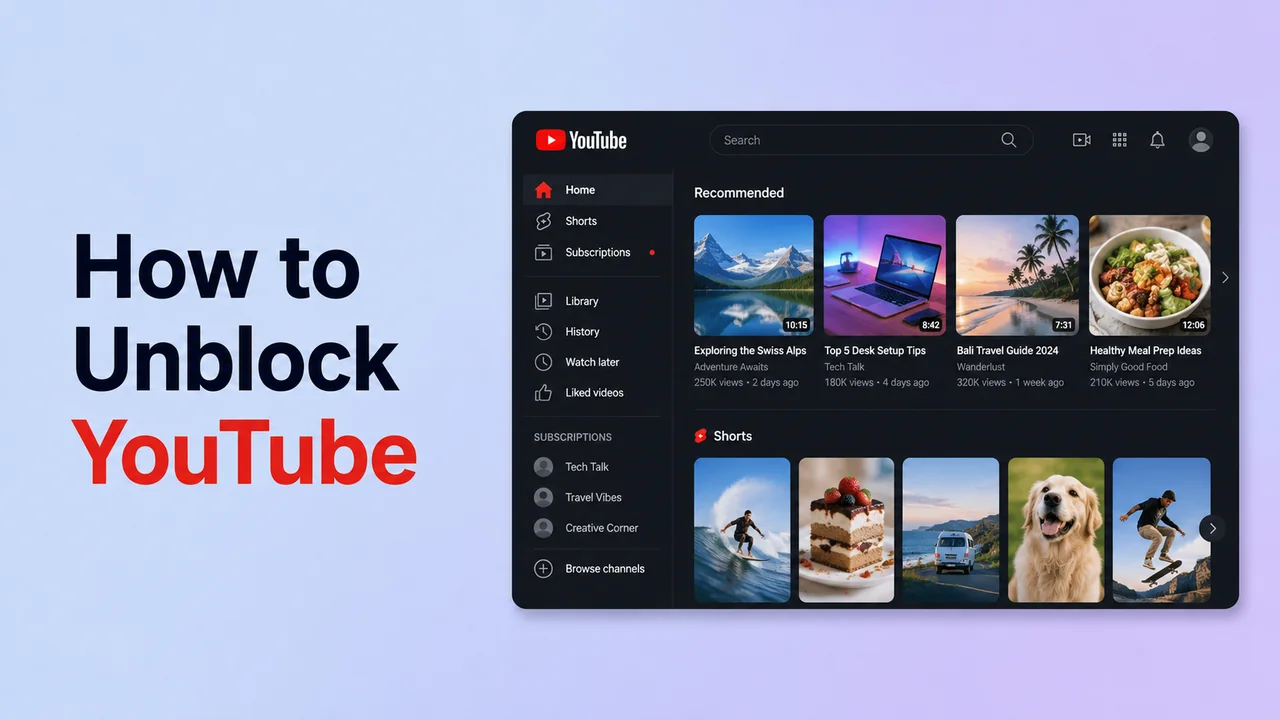 How to unblock YouTube