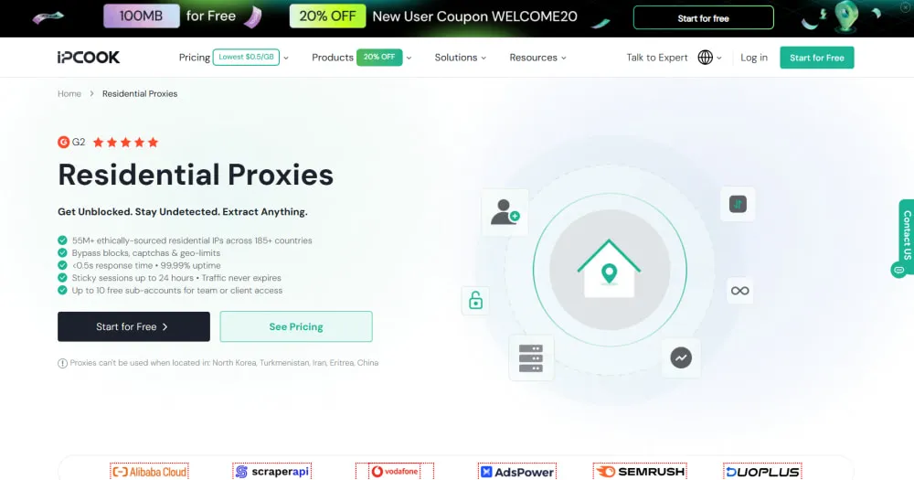 IPcook Residential Proxies