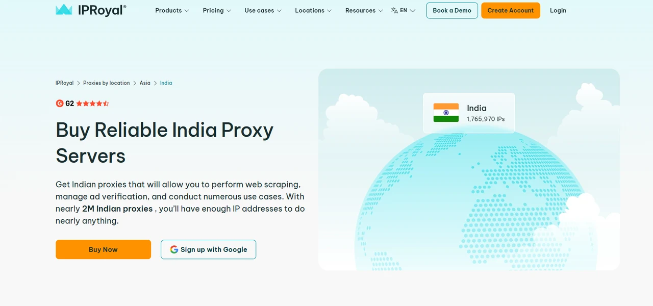 IPRoyal India Proxy