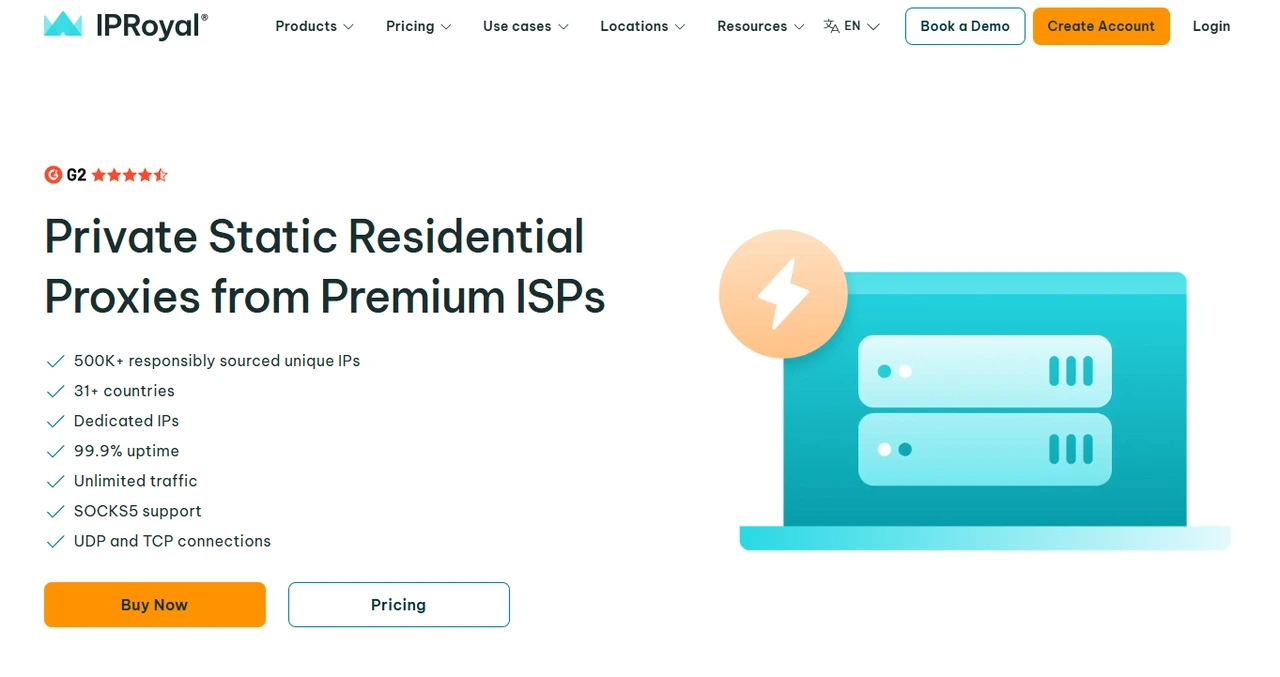 IPRoyal Static Residential Proxies