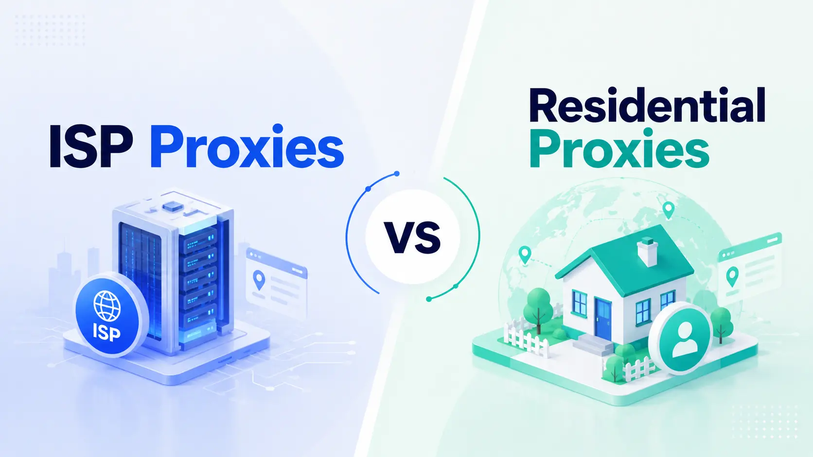 ISP Proxies vs Residential Proxies