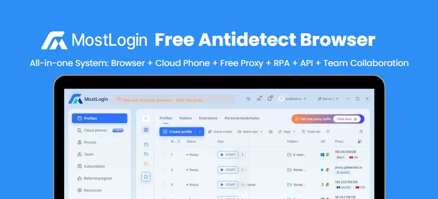 MostLogin Antidetect Browser