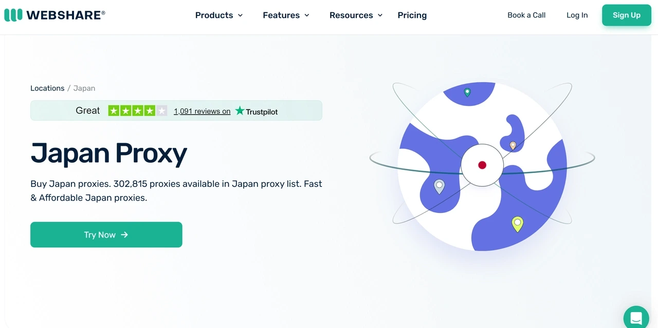 Webshare Japan Proxy