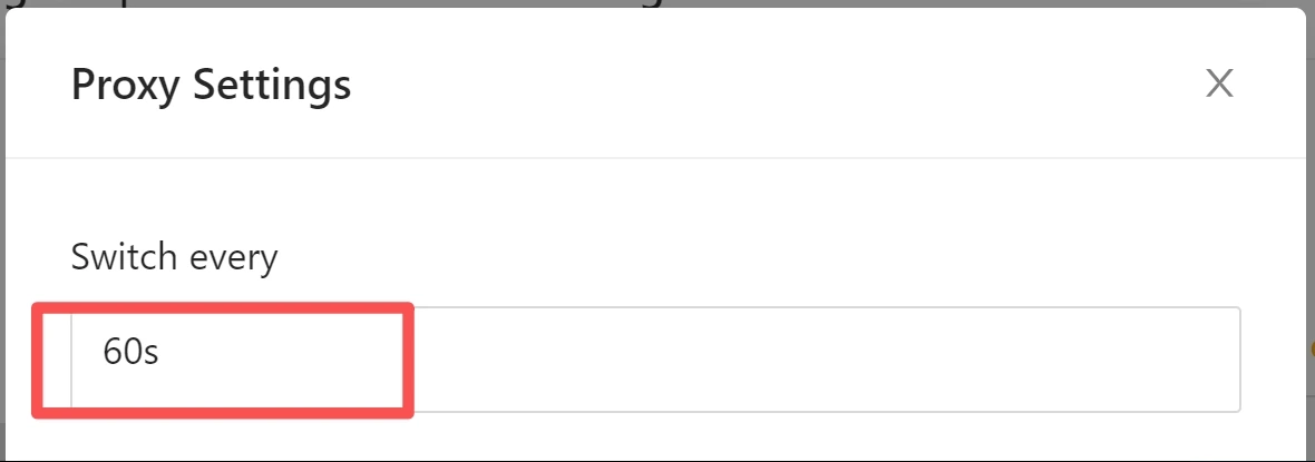 Octoparse switch interval
