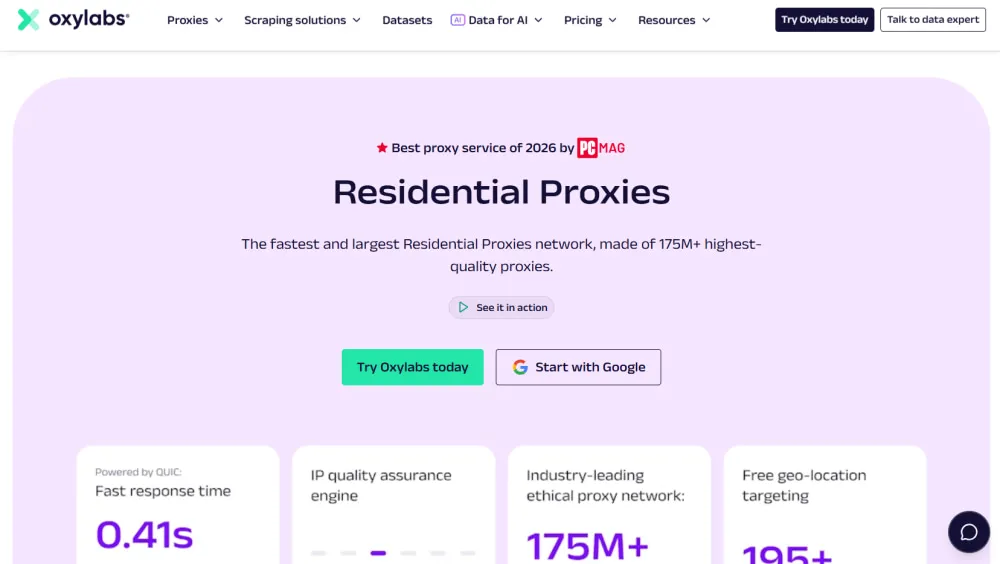 Oxylabs Residential Proxies
