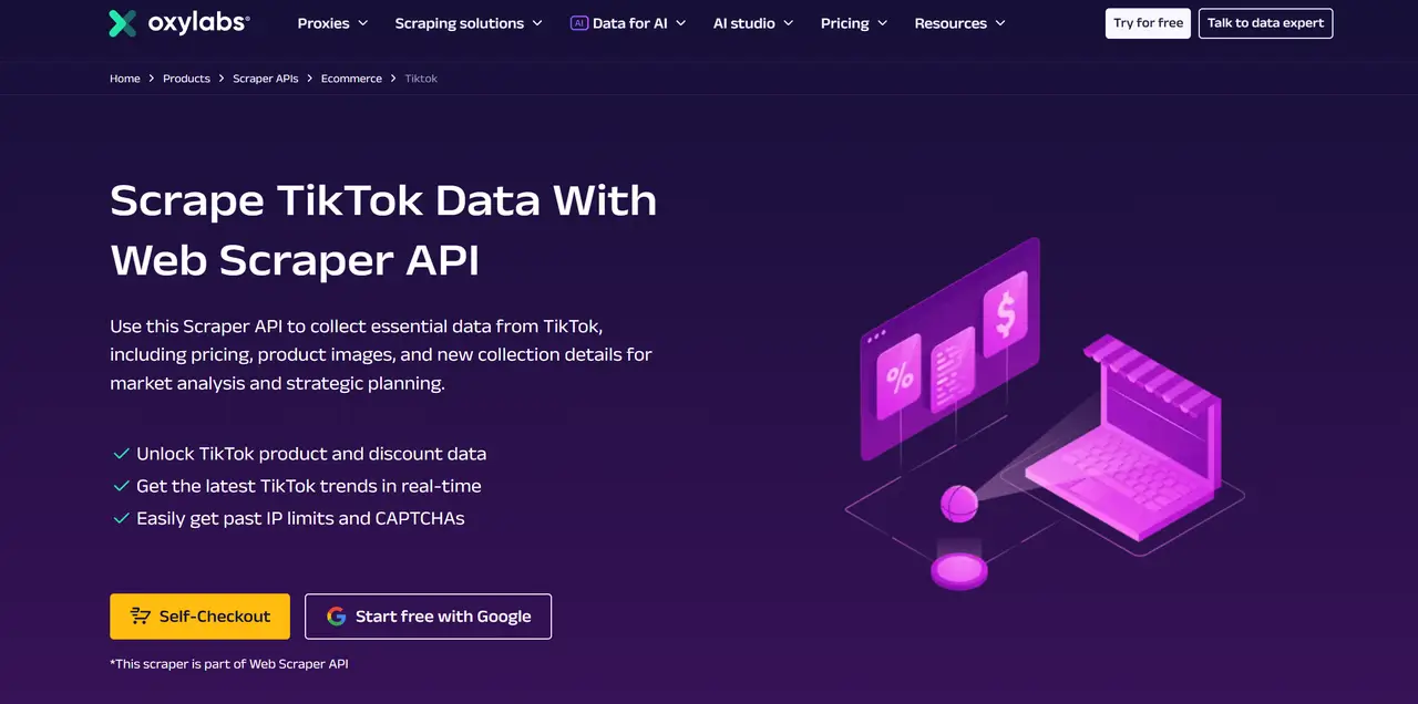 Oxylabs TikTok Proxies