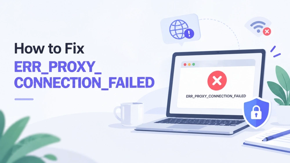How to Fix ERR_PROXY_CONNECTION_FAILED Error