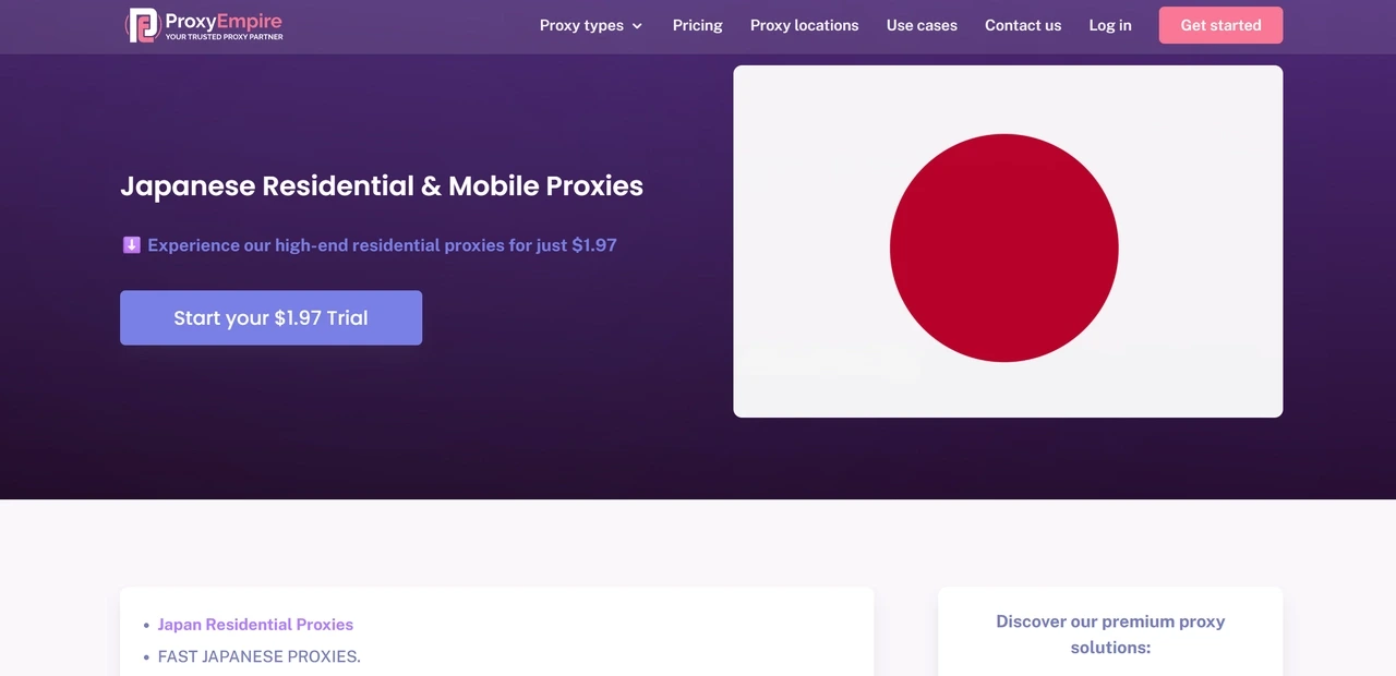 ProxyEmpire Japan Proxy