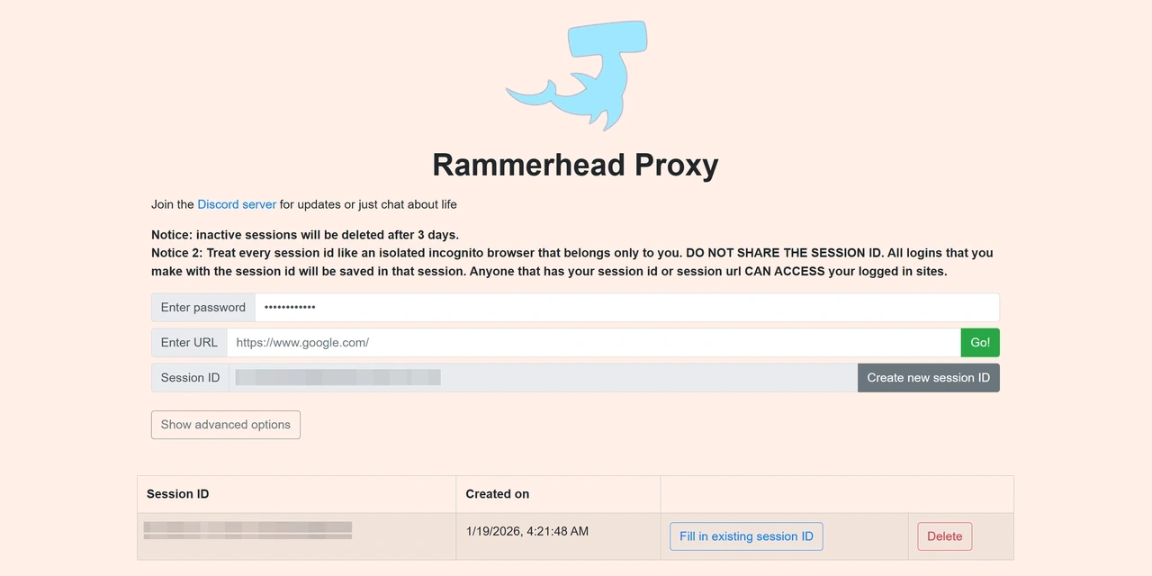 Rammerhead Proxy