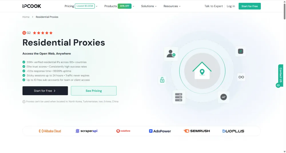 IPcook Residential Proxies