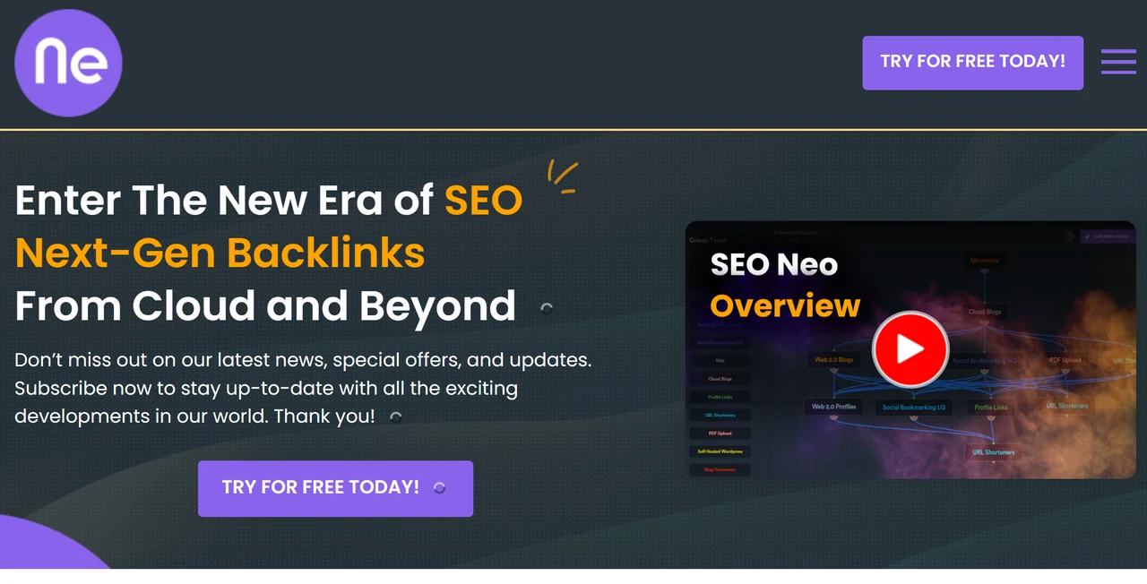 SEO Neo interface