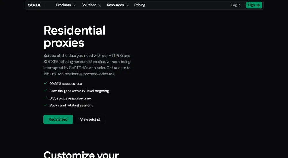 Soax Residential Proxies