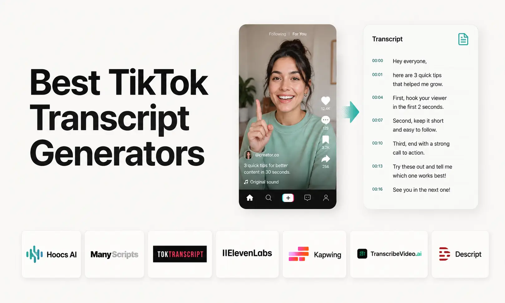 TikTok Transcript Generator