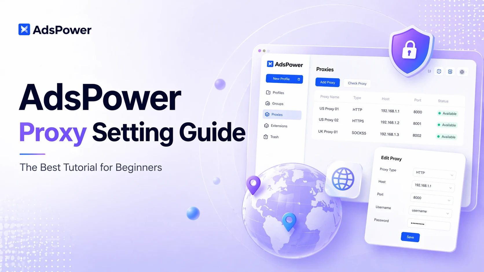 Use Proxy with Adspower