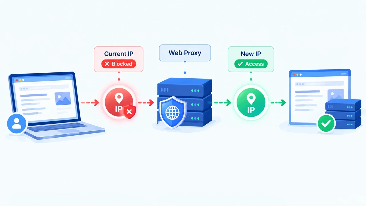 Use Web Proxy to Change IP