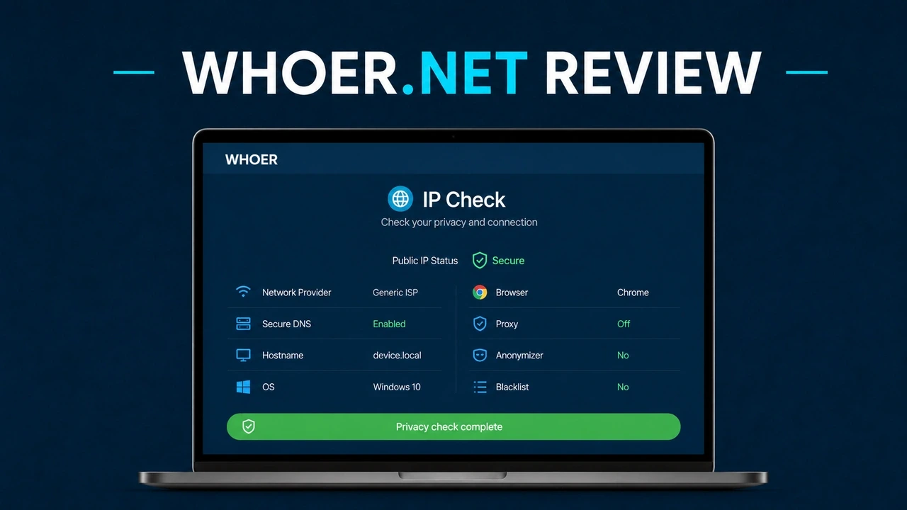 Whoer.net IP checker review
