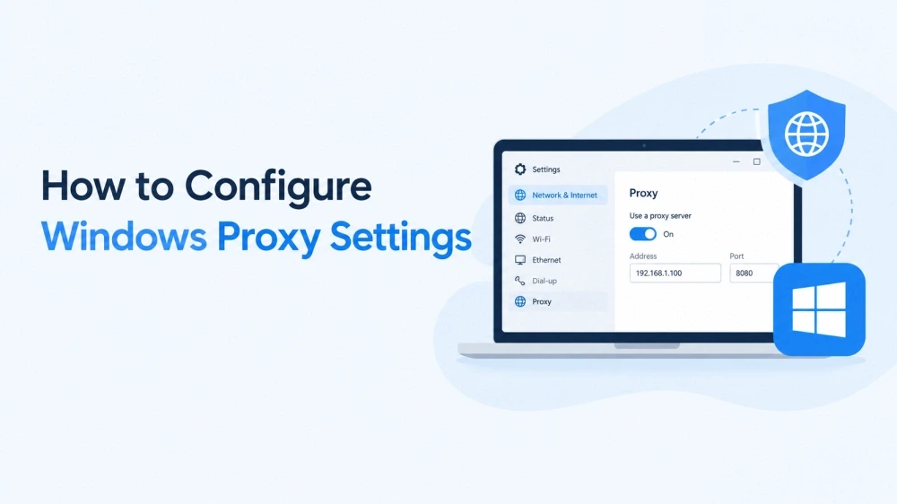 Configure Windows 10 and 11 Proxy Settings