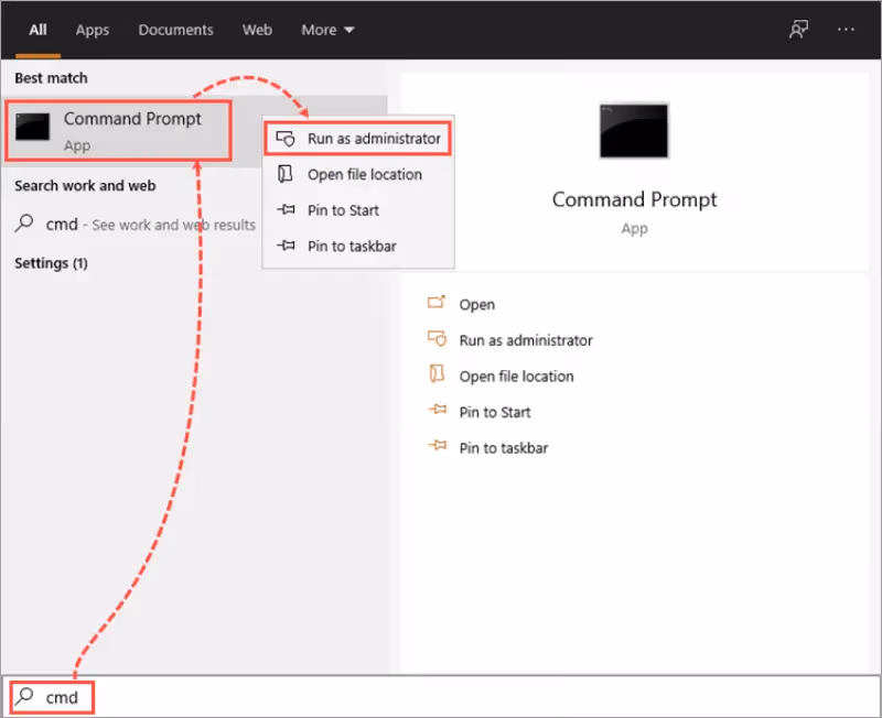 Open Command Prompt
