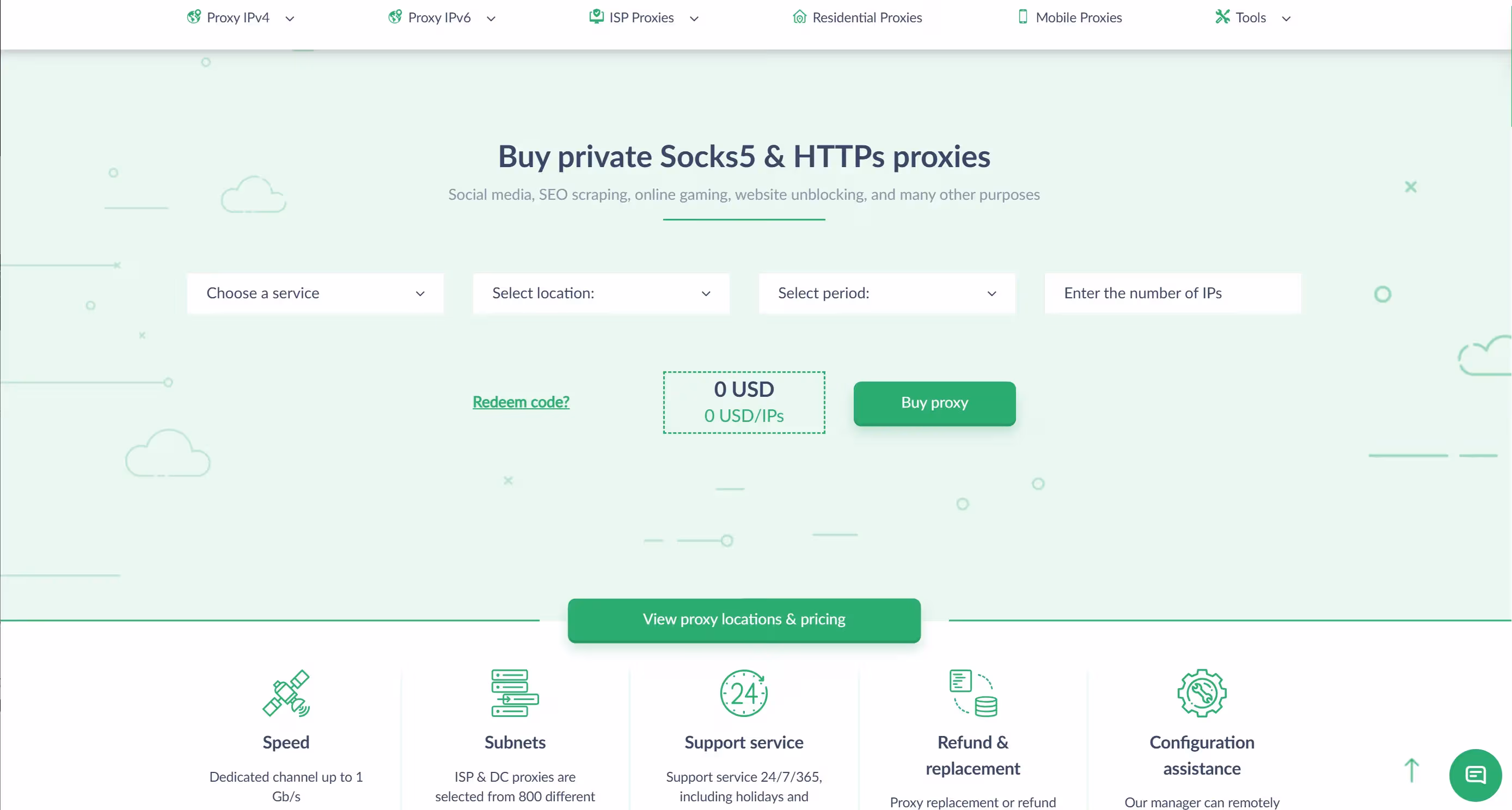 Proxy-Seller SOCKS5 Proxy