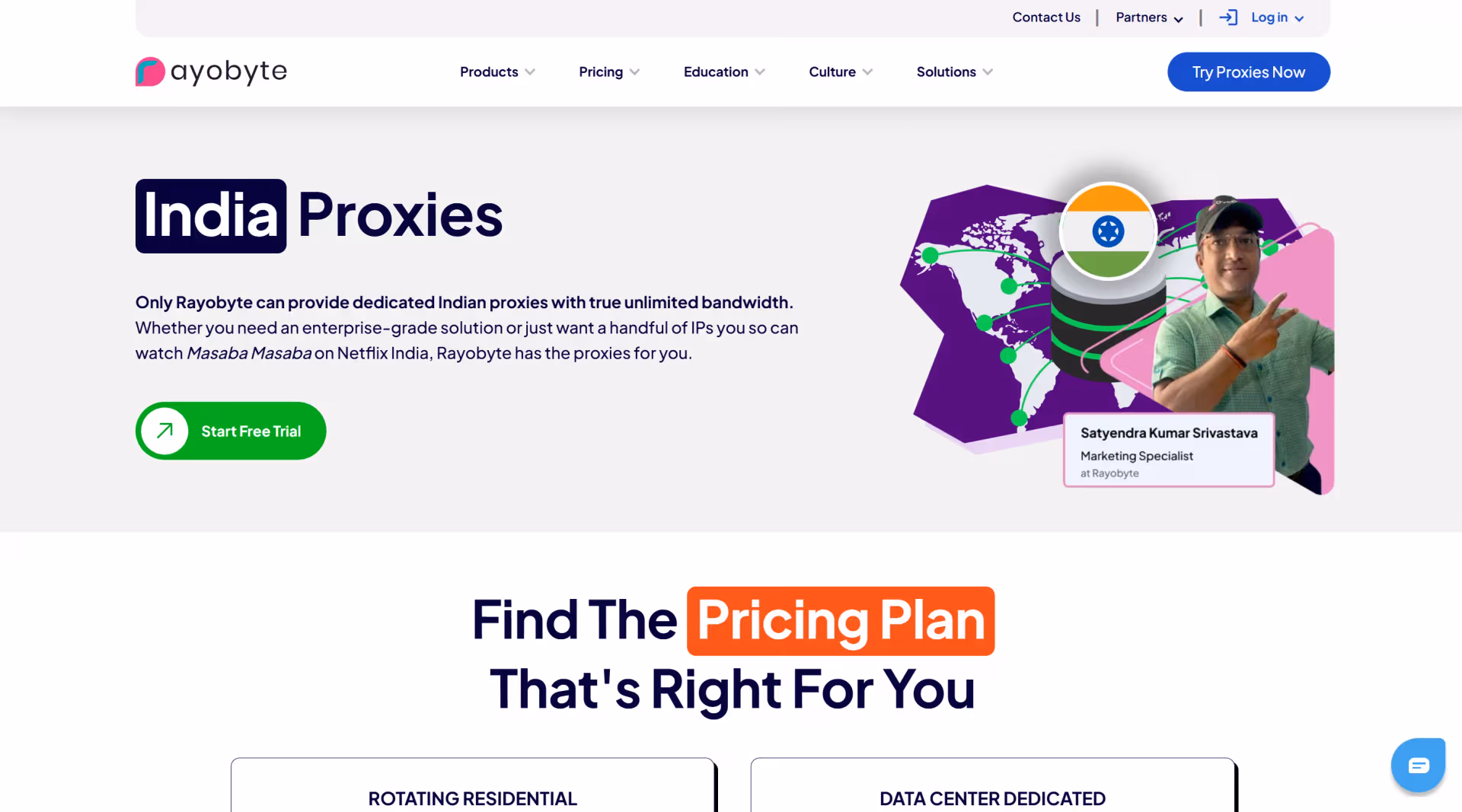 Rayobyte India Proxies