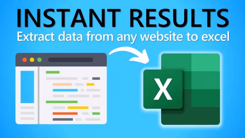 Scrape Website Data to Excel